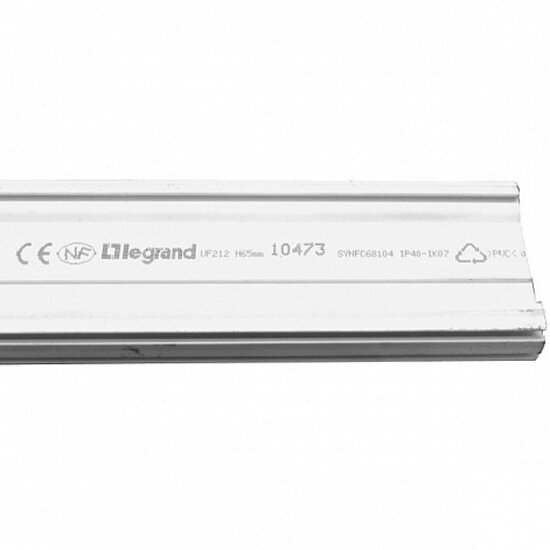 Перегородка несущая для кабель-каналов Legrand DLP 65х150/195/220, 2 м, белый (010473)