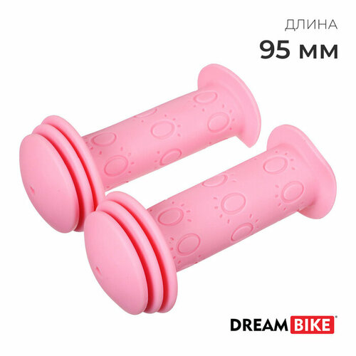 Грипсы Dream Bike 95 мм цвет розовый 394₽