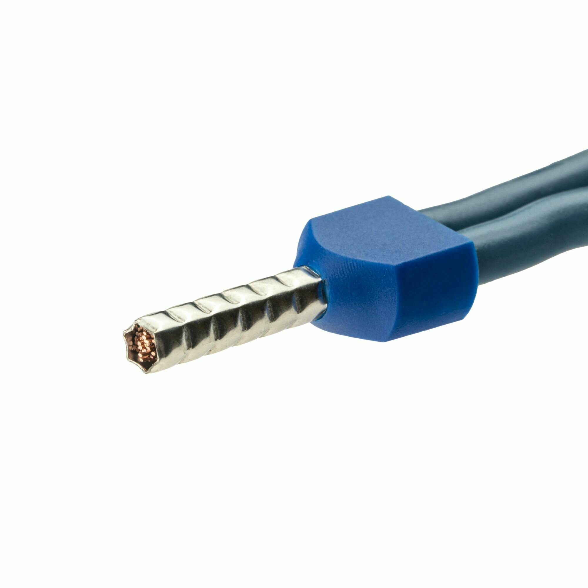 Наконечник-гильза Duwi НШВИ 2 2.5-13 мм цвет синий 25 шт. - фото №6