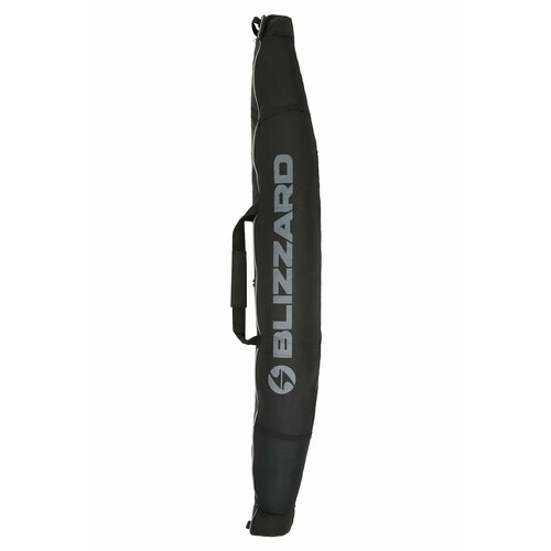 Чехол для горных лыж BLIZZARD Ski bag Premium for 1 pair 165-185 cm Black/Silver (см:165-185)