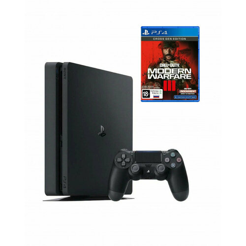 Игровая приставка Sony PlayStation 4 Slim 500 ГБ HDD+Call of Duty Modern Warfare III (диск)