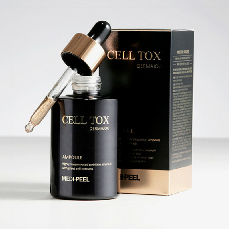 MEDI-PEEL Cell Tox Dermajou Ampoule ампульная восстанавливающая сыворотка для лица со стволовыми клетками, 100 мл