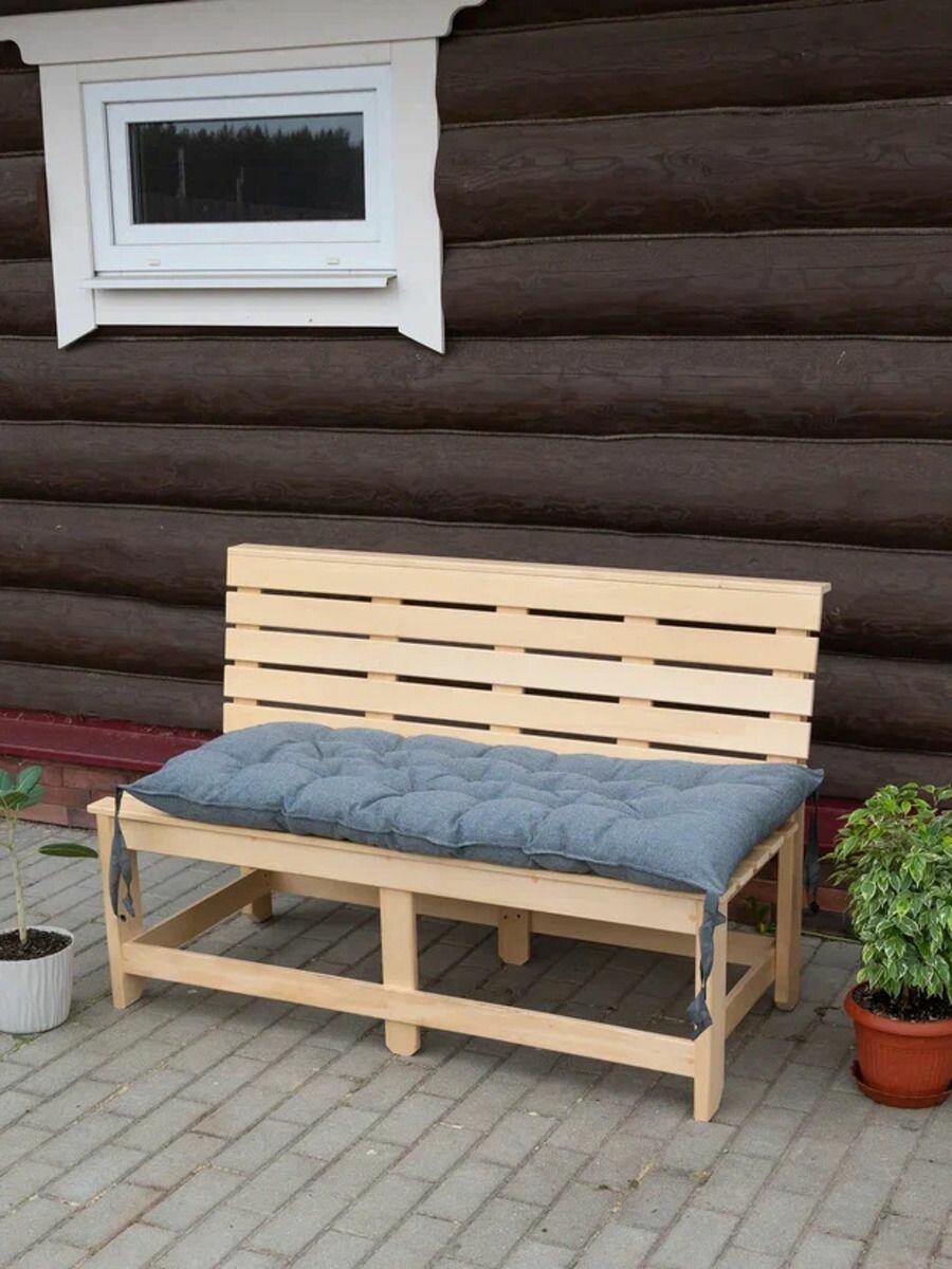 фото Матрас подушка для садовых качелей