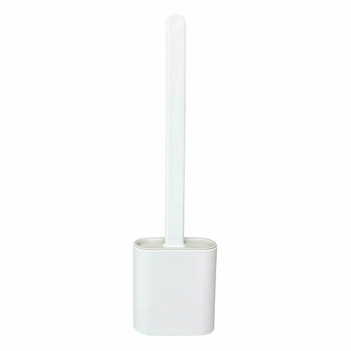 фото Ершик для унитаза силиконовый kleber lite, белый