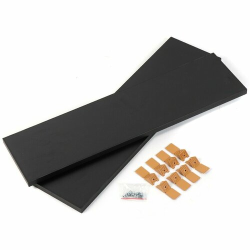 Боковина для экрана радиатора МДФ 156х600 мм черная 2штсаморезы DE LUXE Стильный Дом 1065₽