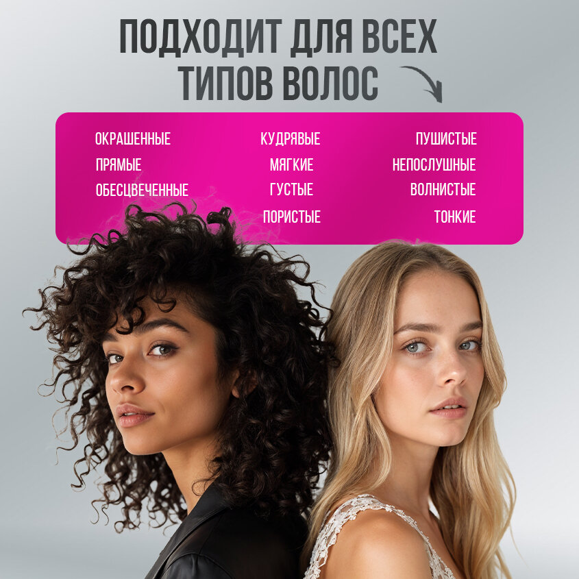 Спрей термозащита для волос 3в1 Eden антистатический и увлажняющий эффект 2 штуки по 200 мл — фото 1