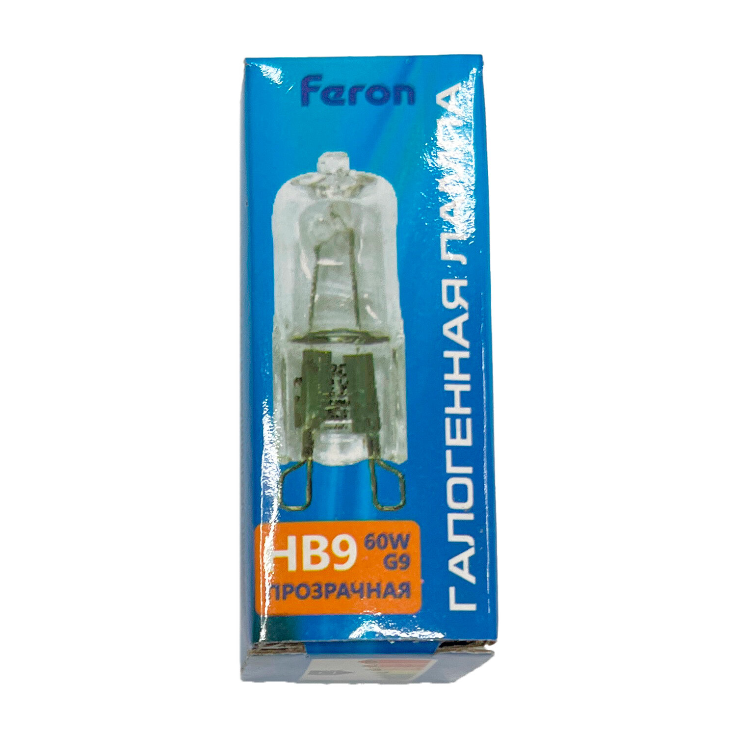 Лампа галогенная Feron HB9/JCD9 JCD G9 60W 230V. (1 шт) fr_02777-1