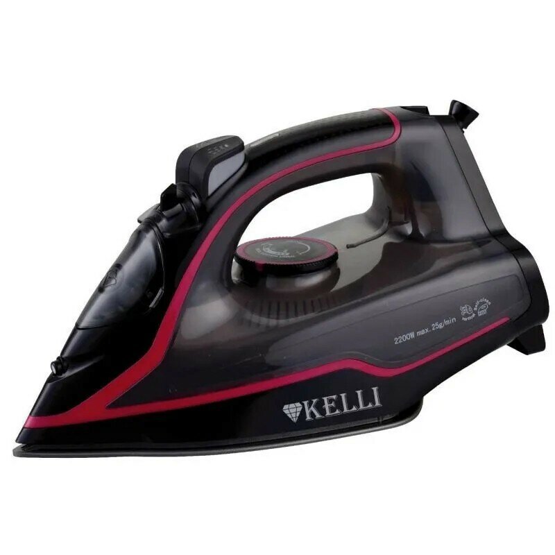 Утюг электрический KELLI KL-1646, черный