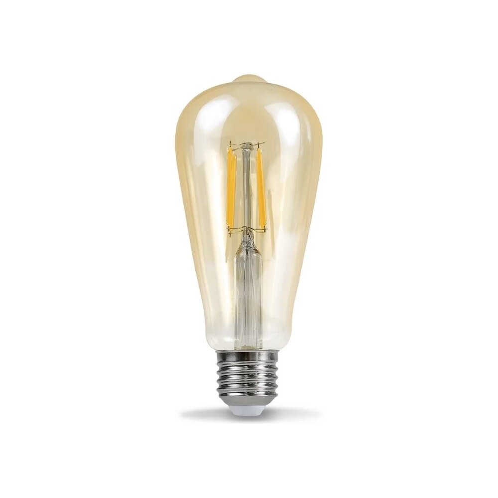 Лампа IN HOME сд led-st64-deco gold 15вт 230в е27 3000к 1570лм золотистая 4690612050843