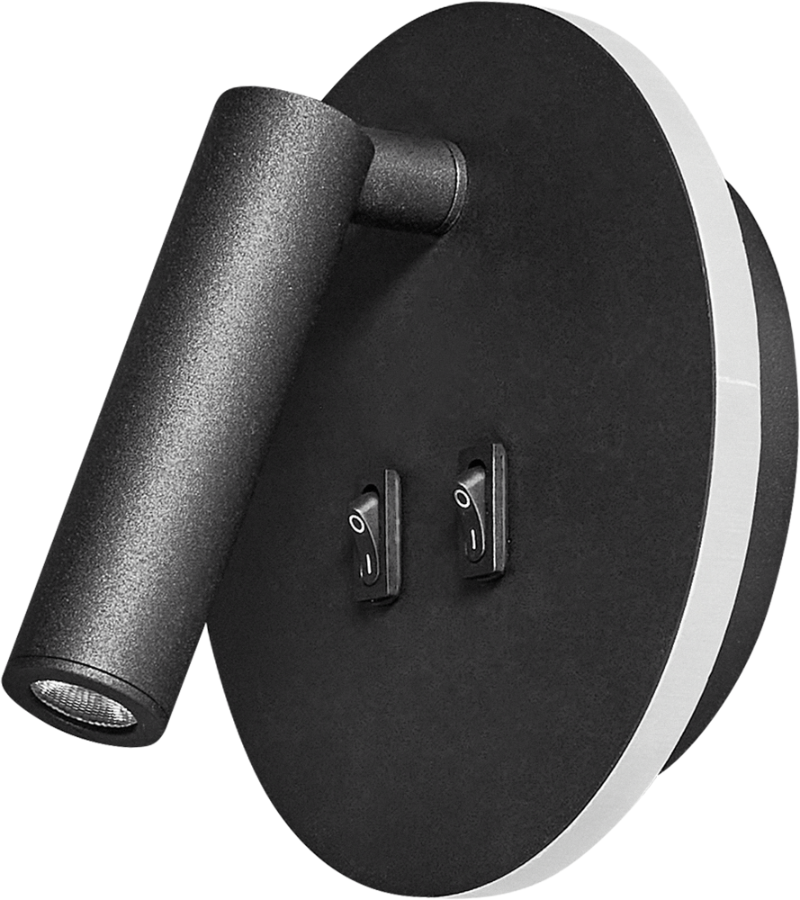 Настенный светильник светодиодный Escada 20019SMA/03 цвет черный