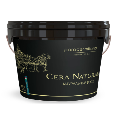Воск Декоративный Parade Milano Cera Naturale 0.9л Бесцветный Акриловый для Внутренних Работ / Парад Милано Чера Натурале.