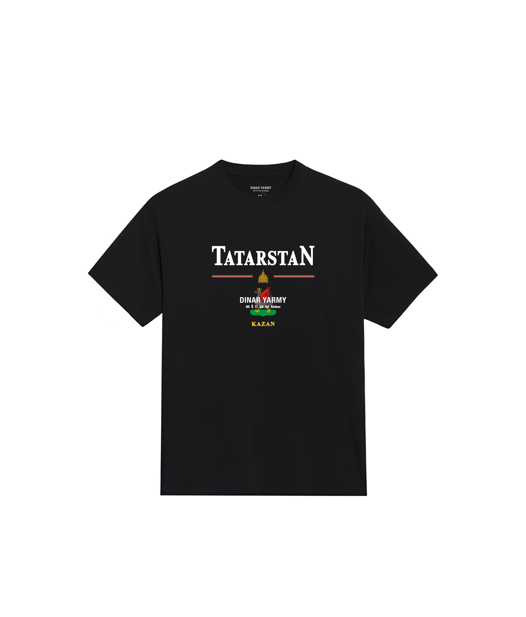 Футболка DINAR YARMY Tatarstan, размер L, черный