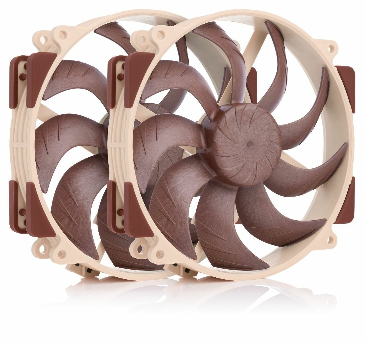 Вeнтиляторы для корпуса Noctua NF-A14x25r G2 PWM Sx2-PP (NF-A14x25r G2 PWM Sx2-PP) - 140mm 2 шт, 1500 об/мин, 24.8 дБ, 4-pin PWM