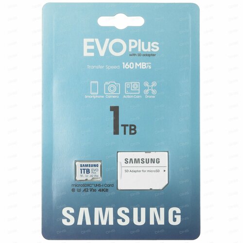 Карта памяти Samsung EVO Plus microSDXC 1000 ГБ 