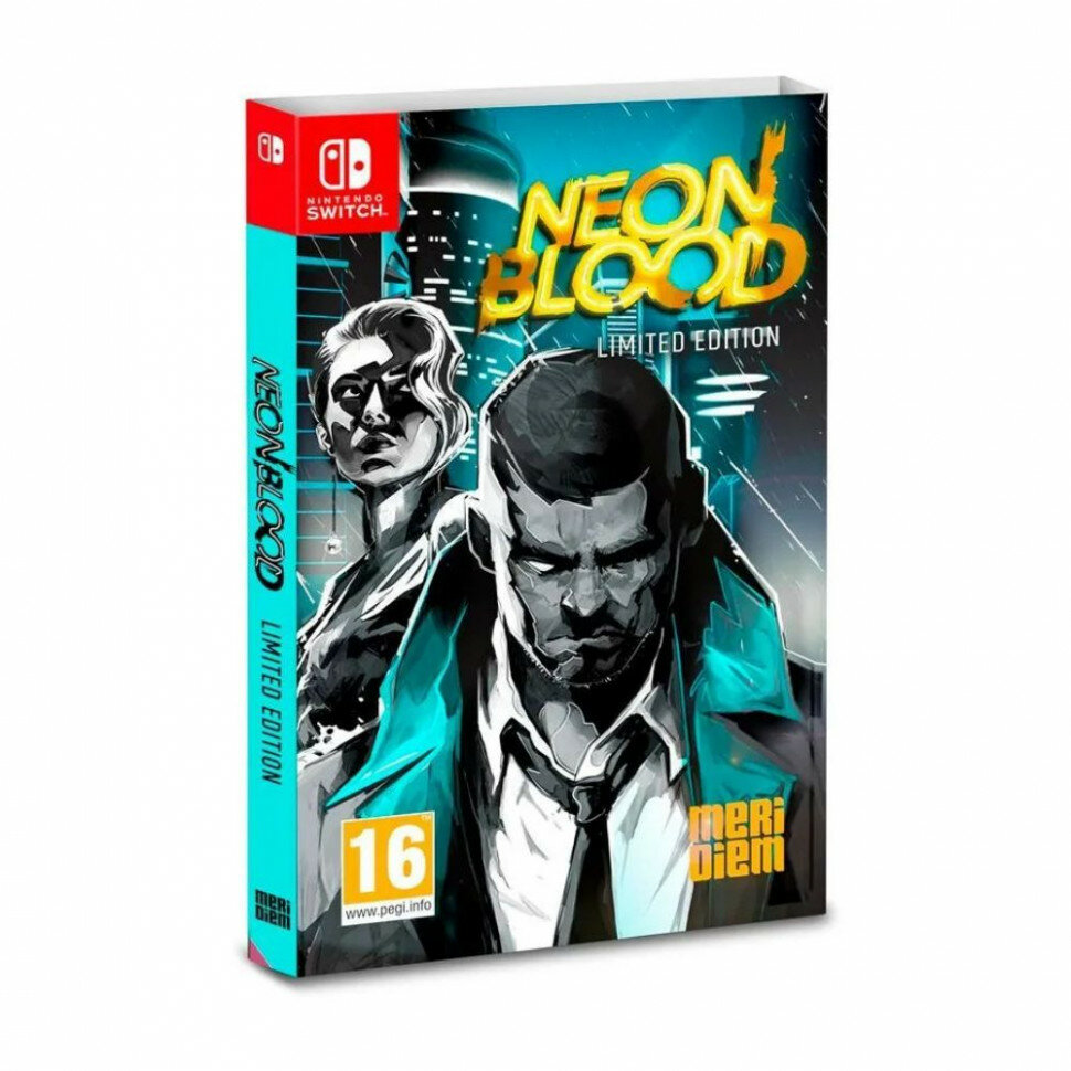 Игра Neon Blood Limited Edition для Nintendo Switch (Квест логическая, инди, приключения) (английский язык)