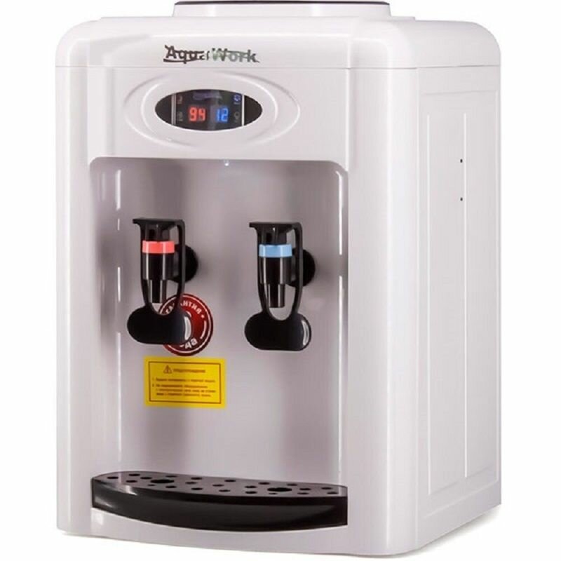 Кулер для воды Aqua Work настольный 0.7TDR-ST верхняя загрузка, белый (27641)