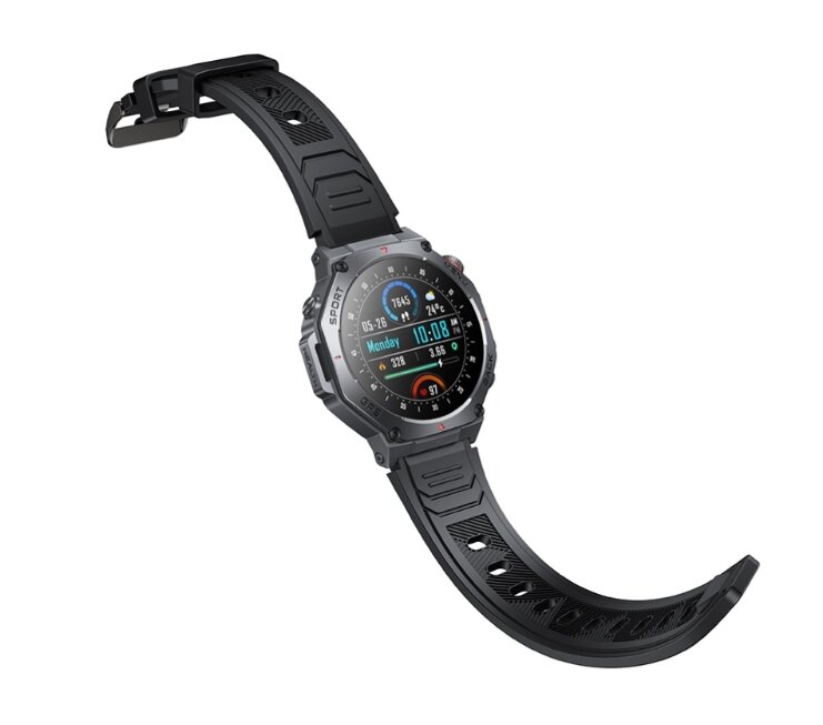 Умные смарт часы Hoco Y37 call version Amoled 466*466 1.43' черный — фото 1