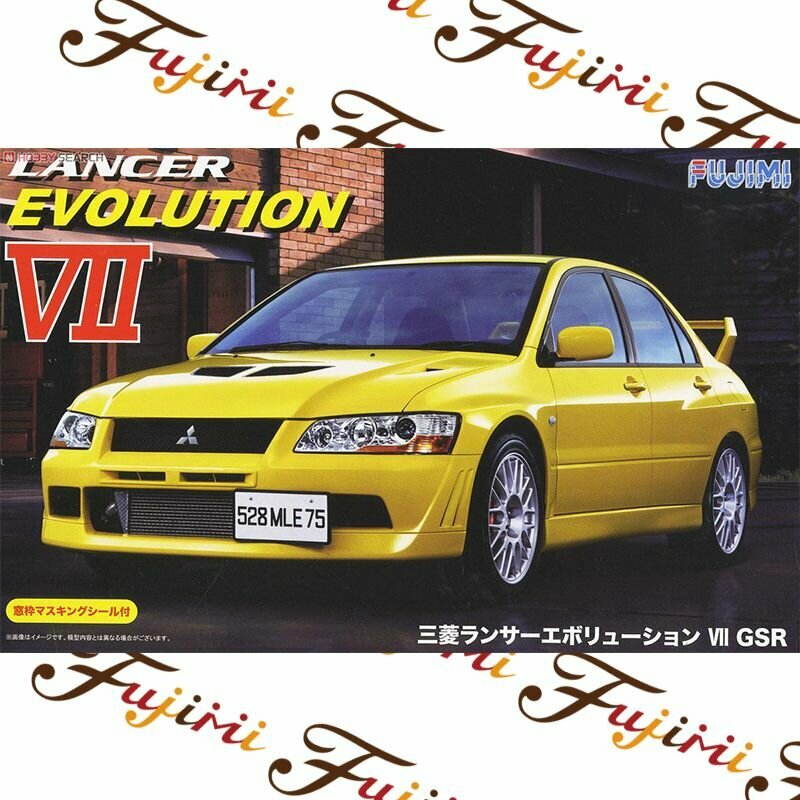 Сборная модель Машинка Fujimi-03920 1/24 Mitsubishi Lancer Evolution VII GSR car model kit