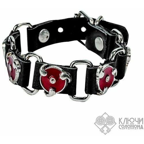 фото Браслет black code, металл, черный, серебряный