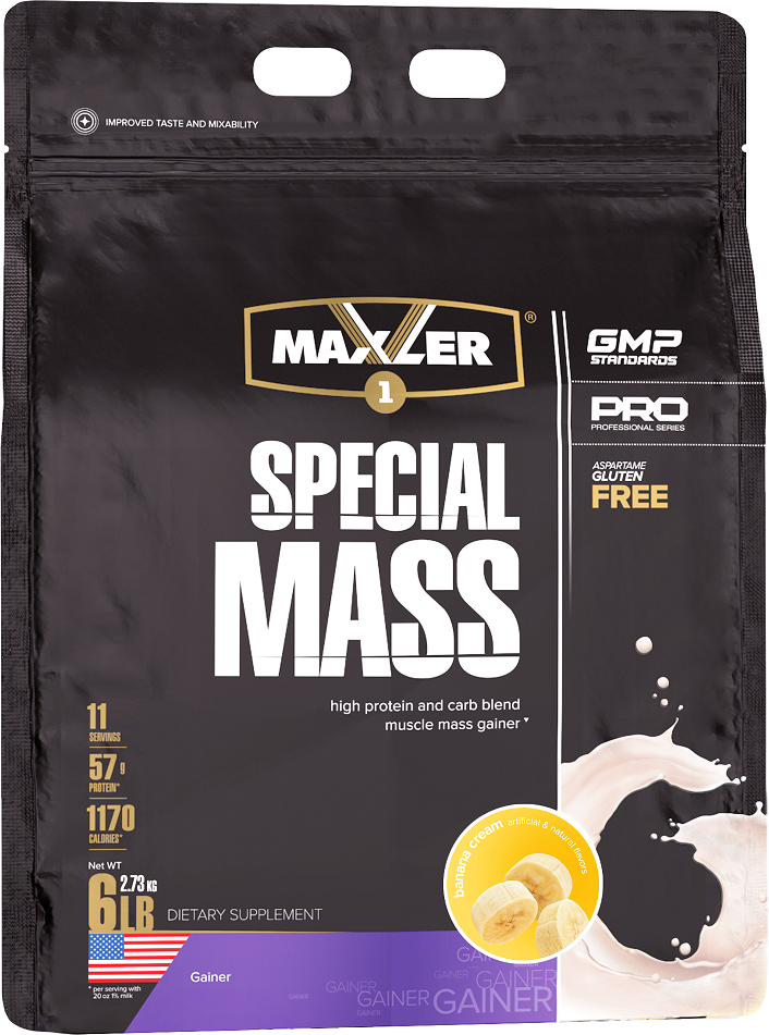 Maxler Special Mass Gainer 2730 гр. 6lb (Maxler) Банан