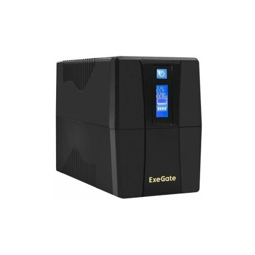 ИБП Exegate Power Smart ULB-1000. LCD. AVR.2SH. RJ. USB