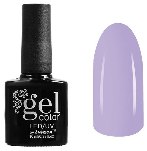 Luazon гель-лак для ногтей Gel color, 10 мл, 36 г, В2-026 светло-лавандовый