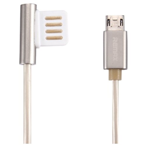 Кабель Remax Emperor USB - microUSB (RC-054m), 1 м, 1 шт., золотистый кабель usb 2 0 a m micro usb 2 0 b m remax rc 043m 1м серебристый