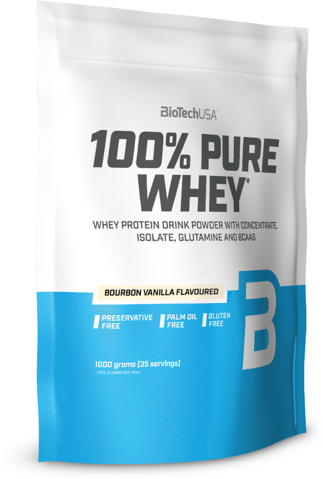 BioTechUSA 100% Pure Whey 1000 гр., ваниль