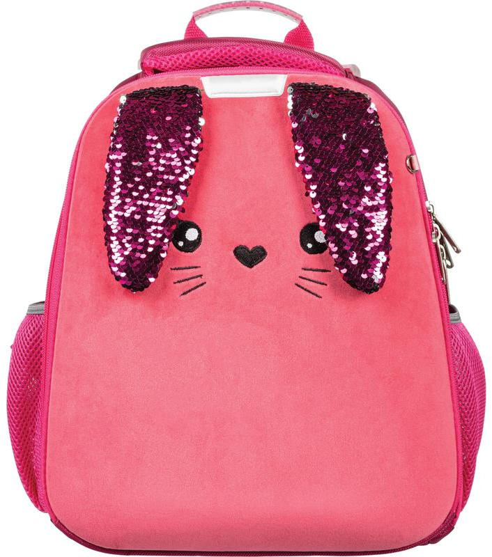 №1 School Ранец Basic Bunny (1329641/1271117), розовый