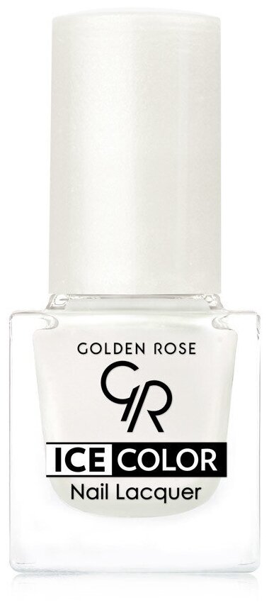 GOLDEN ROSE Лак для ногтей ICE COLOR 6мл 101 тон