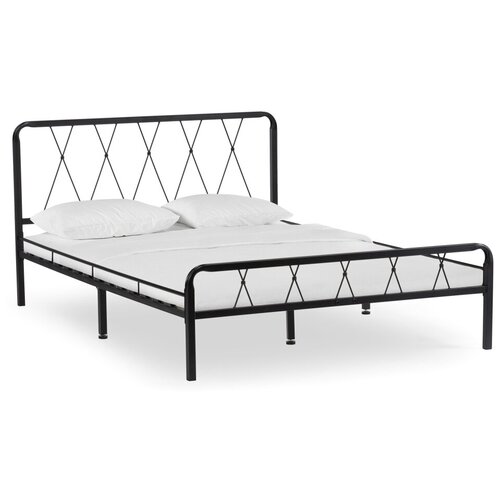 Кровать двуспальная металлическая KAPIOVI FAMO 160, черная