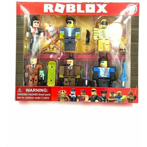 Набор фигурок Роблокс из шести штук. roblox ultimate collector s set series 1 toys and games set 24 pcs