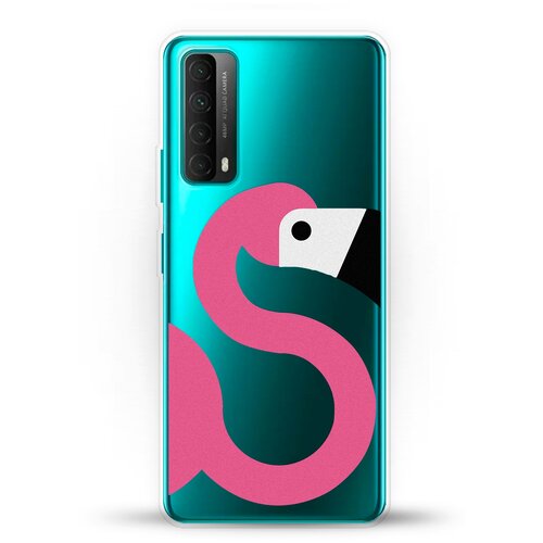 фото Силиконовый чехол фламинго на huawei p smart 2021 andy & paul
