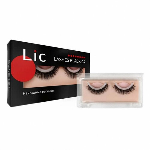 Ресницы накладные 04 False Lashes Black LIC