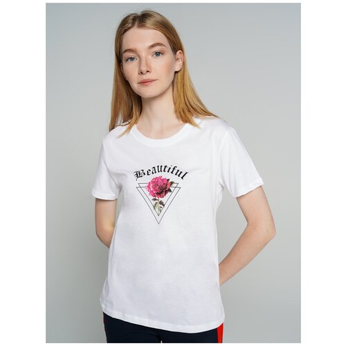 фото Футболка с кор.рукавом твое 76356 размер xl, белый, women