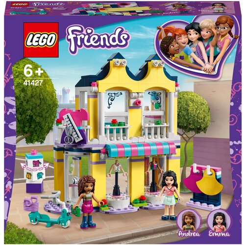 Конструктор LEGO Friends 41427 Модный бутик Эммы, 343 дет. конструктор lego friends 41336 арт кафе эммы 378 дет