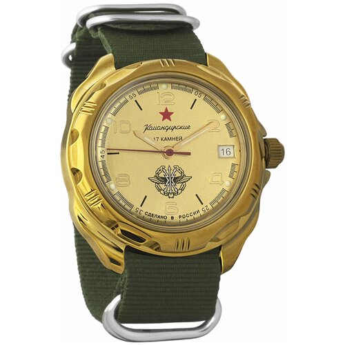 фото Наручные часы восток мужские наручные часы восток командирские 219451, зеленый