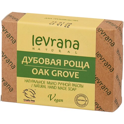 Levrana Мыло кусковое Дубовая роща, 100 г g476 дубовая роща