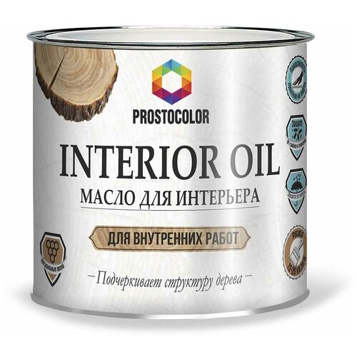 Масло Prostocolor Interior Oil, эбеновое дерево, 2.2 л масло prostocolor interior oil бесцветный 0 75 л