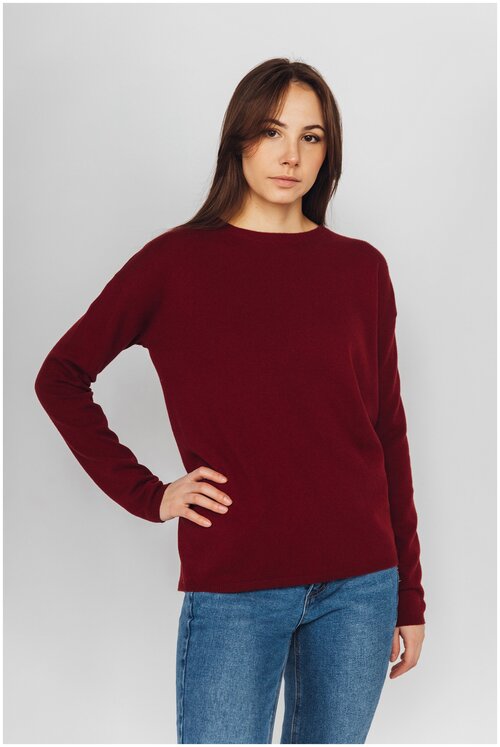 Пуловер Apart, размер 42, бордовый