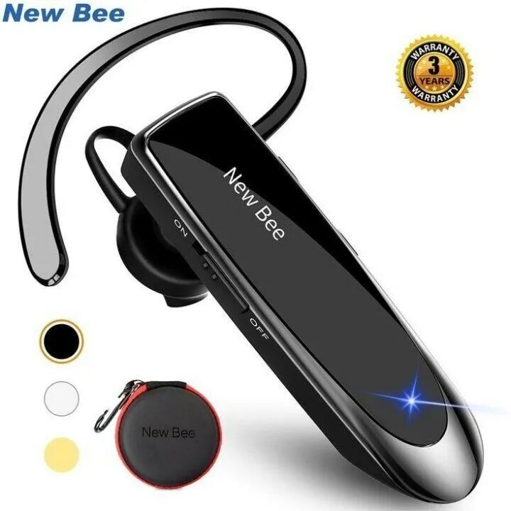 Bluetooth-гарнитура New Bee( LC-B41), футляр в комплекте.