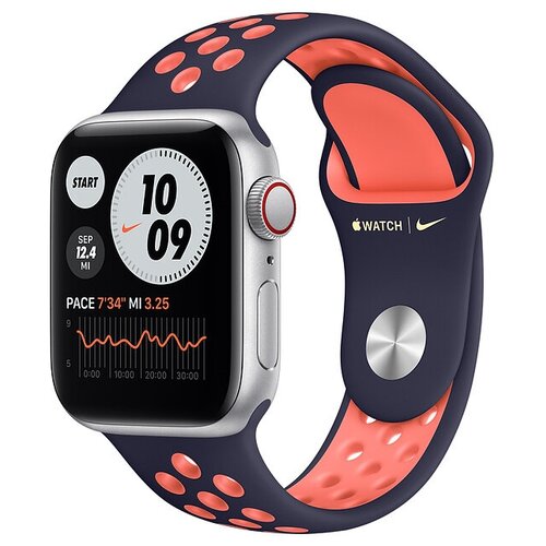 Умные часы Apple Watch SE GPS 40mm Aluminum Case with Nike Sport Band (MKQU3) серый космос/антрацитовый/черный
