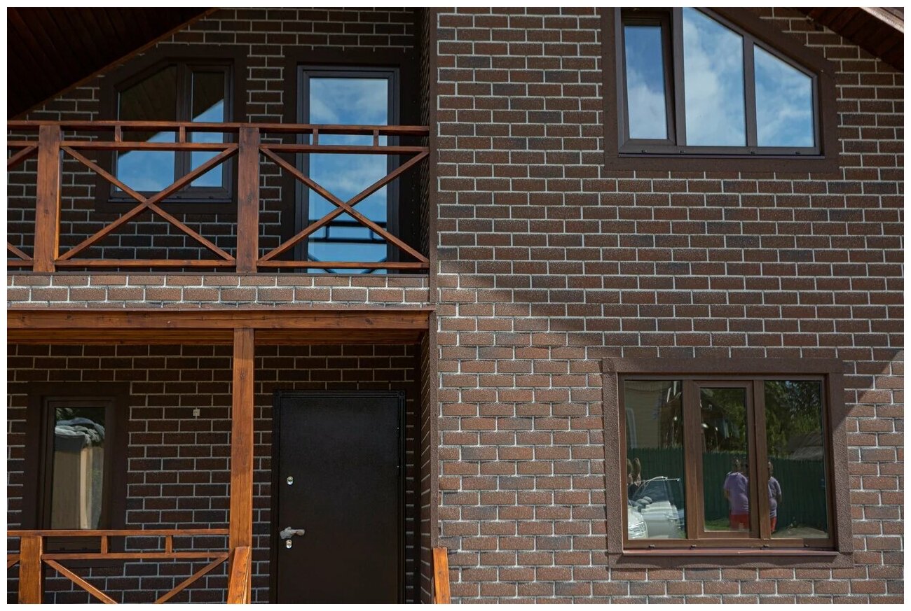 Дом хауберк баварский кирпич