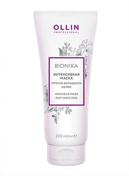 Маска для волос Ollin Professional BioNika Anti Hair Loss Маска интенсивная против выпадения волос 200мл