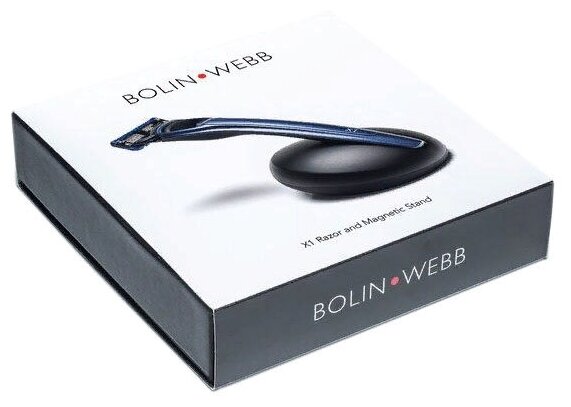 Набор Bolin Webb X1, бритва X1 синяя, подставка X1 черная - фото №3
