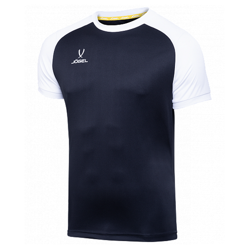 фото Футбольная футболка jogel, силуэт прямой, влагоотводящий материал, размер xxl, черный