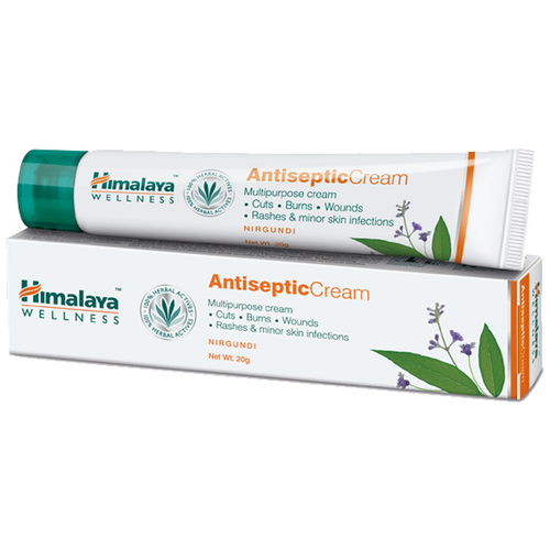 Крем Антисептический Хималая (Antiseptic Cream Himalaya), для ухода за порезами, ранами, ожогами, сыпью, язвами, 20 г.