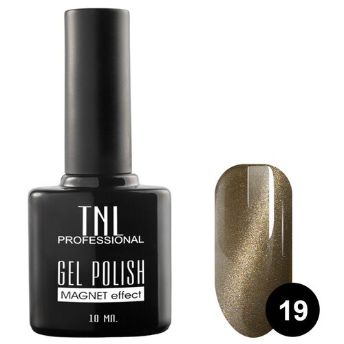 TNL Professional Гель-лак Magnet effect, 10 мл, 19 хаки