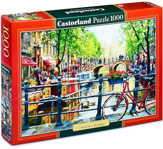 Puzzle-1000 "Пейзаж Амстердам" (C-103133) - фото №6