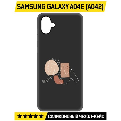 Чехол-накладка Krutoff Soft Case Чувственность для Samsung Galaxy A04e (A042) черный чехол накладка krutoff soft case медвежонок для samsung galaxy a04e a042 черный